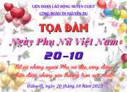 Tọa đàm ngày phụ nữ Việt Nam 20-10