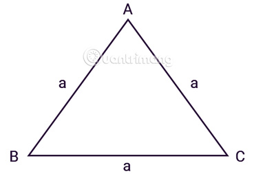 Tính diện tích S tam giác đều