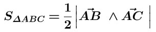 Công thức tính diện tích S tam giác nhập hệ tọa chừng 