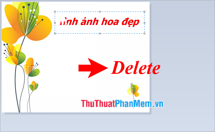 Chọn Delete