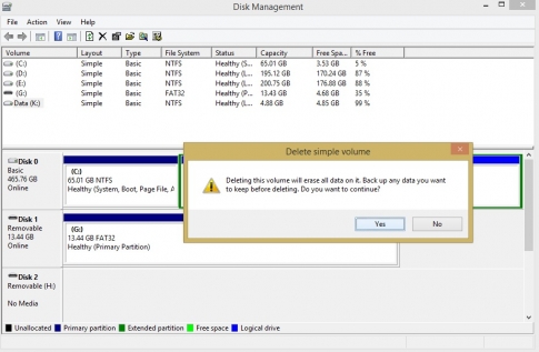 Chia gộp ổ cứng bằng Disk Management sẵn có trên Windows