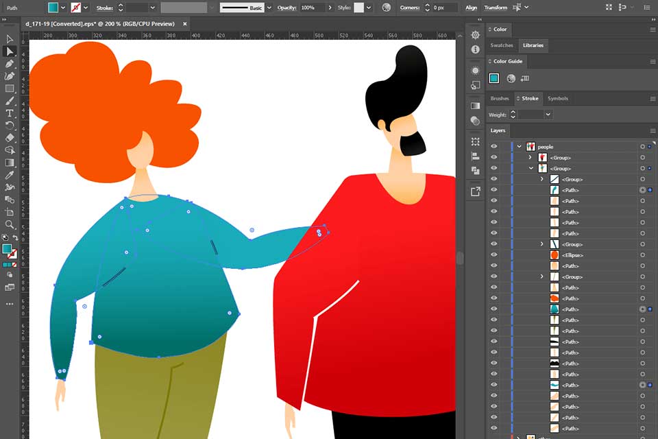 Adobe Illustrator - App vẽ tranh miễn phí dựa trên vector, đầy đủ tính năng